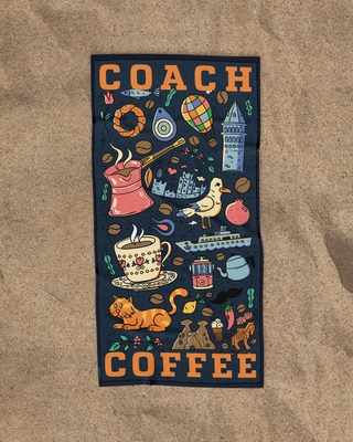 Coach Coffee Company Türkiye Temalı Spor Havlusu