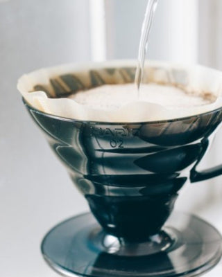 Hario V60 02 Siyah Şeffaf Plastik Dripper ve 40’lı Filtre Kağıdı Seti