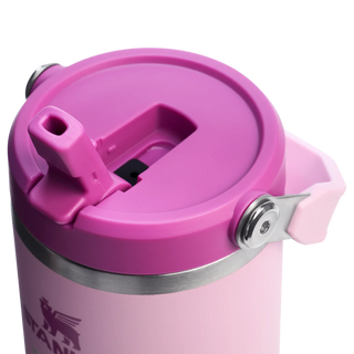 Stanley IceFlow™ Flip Straw Tumbler Pipetli Termos | 0.89L Açık Pembe