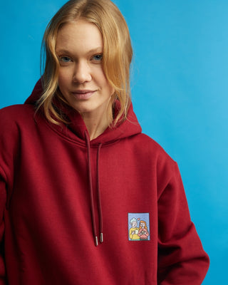 Premium Hoodie Love Edition Bordo