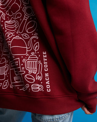 Premium Hoodie Love Edition Bordo