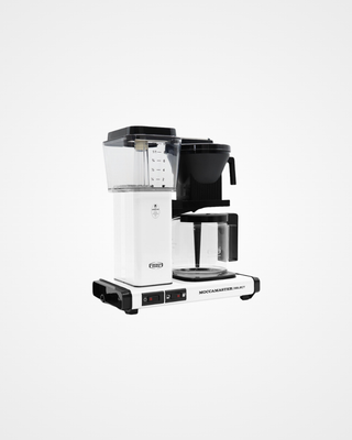 Moccamaster KBG Select Mat Beyaz | Filtre Kahve Makinesi - Cam Potlu
