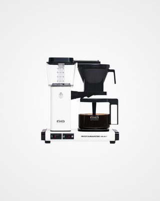 Moccamaster KBG Select Mat Beyaz | Filtre Kahve Makinesi - Cam Potlu