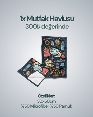 Türk Kahvesi Paketi | Havlu Hediyeli!